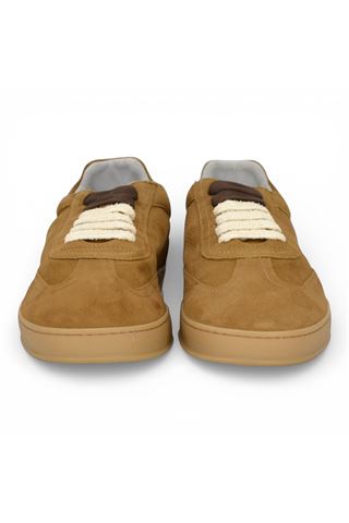 Sneaker uomo Soldini 80 in nabuk colore cuoio. SOLDINI | AKIRA-CAMOSCIO CUOIO